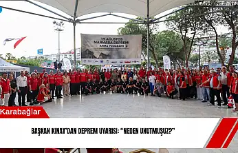 Başkan Kınay'dan deprem uyarısı: 'Neden unutmuşuz?'