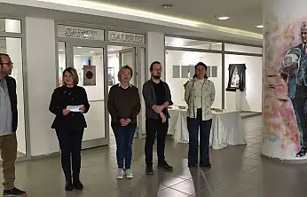 Cumhuriyetin 102'nci yılında sanat ve Atatürk temasıyla sergi açıldı