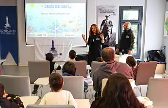 Efes Selçuk'ta çocuklar deniz ekosistemini yakından tanıdı