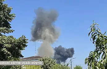 F-16 askeri eğitim uçağı düştü!