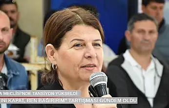 Foça Meclisi'nde tansiyon yükseldi: 'Yayını kapat, ben bağırırım' tartışması gündem oldu