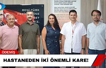 Hastaneden İki Önemli Kare!