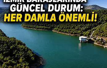 İzmir Barajlarında Son Durum!