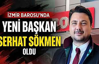 İzmir Barosu'nda yeni başkan Serhat Sökmen oldu