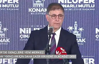 İzmir'de gençlere yeni merkez: Tugay 'Gençler için daha cazip bir kent olacağız' dedi
