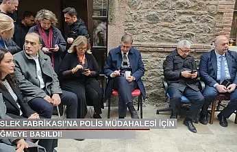 İzmir'de Meslek Fabrikası'na polis müdahalesi için düğmeye basıldı