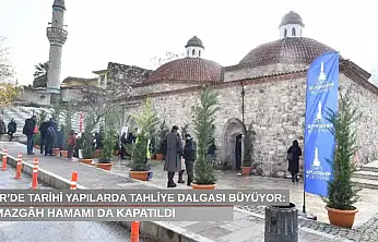 İzmir'de tarihi yapılarda tahliye dalgası büyüyor: Namazgâh Hamamı da kapatıldı