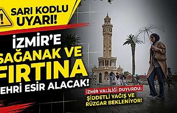 İzmir'de yağmur gün boyu sürecek: İşte ilçe ilçe tahminler