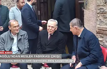 Kocaoğlu'ndan Meslek Fabrikası çıkışı: 'Restorasyon bedelini geri ödeyeceklerini sanmıyorum'