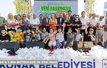 Konak'a 6 bin metrekarelik yeni park