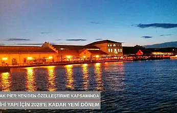 Konak Pier yeniden özelleştirme kapsamında: Tarihi yapı için 2028'e kadar yeni dönem!
