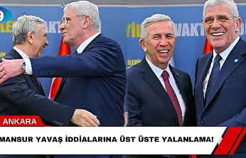Mansur Yavaş İddialarına Üst Üste Yalanlama!