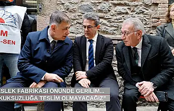 Meslek Fabrikası önünde gerilim tırmanıyor: 'Bu hukuksuzluğa teslim olmayacağız'