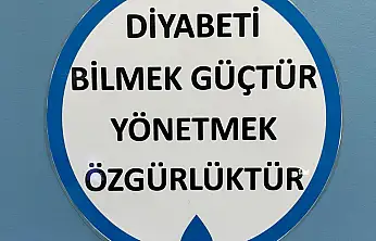 Ödemiş Devlet Hastanesi'nde Diyabet farkındalığı etkinliği