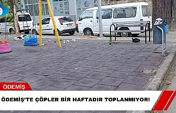 Ödemiş'te Çöpler Bir Haftadır Toplanmıyor!