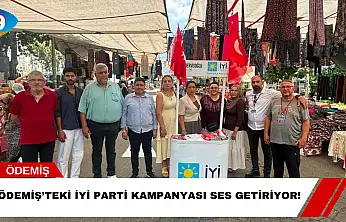 Ödemiş'teki İYİ Parti Kampanyası Ses Getiriyor!