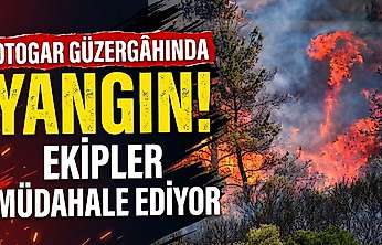 Otogar güzergâhında yangın: Ekipler müdahale etti