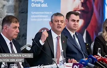 Özel'den Roman çıkışı: 'Bu büyük bir ayıp'