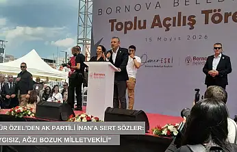Özgür Özel'den AK Partili İnan'a sert sözler: 'Saygısız, ağzı bozuk milletvekili'