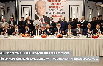 Saygılı'dan CHP'li belediyelere sert çıkış: 'İşçinin maaşını ödemeyip emek edebiyatı yapanlara karşı susmayacağız'