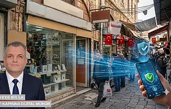 Türkiye'de bir ilk: Esnaf kapısına dijital mühür