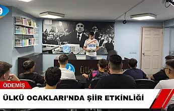 Ülkü Ocakları'nda şiir etkinliği