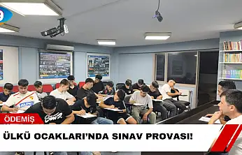 Ülkü Ocakları'nda Sınav Provası!