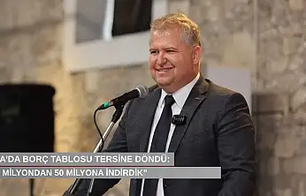 Urla'da borç tablosu tersine döndü: '435 milyondan 50 milyona indirdik'