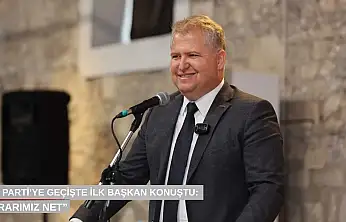 Yeni Parti'ye geçişte ilk başkan konuştu: 'Kararımız net'