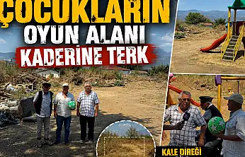 Yolüstü'nde çocukların oyun alanı kaderine terk