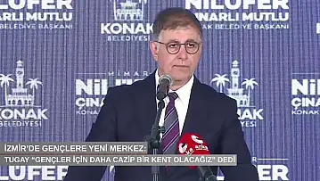 İzmir'de gençlere yeni merkez: Tugay 'Gençler için daha cazip bir kent olacağız' dedi