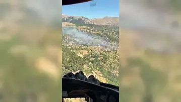 Kiraz'daki yangından sevindiren haber! Kontrol altına alındı