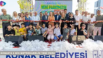 Konak'a 6 bin metrekarelik yeni park