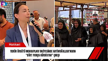 Terör örgütü mensupları taziyesinde Hatimoğulları'ndan 'Dört parça Kürdistan' çıkışı