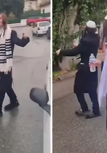 Gürçeşme'de Yahudi grubun hareketleri dikkat çekti!
