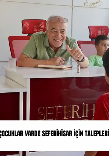 Meclis salonunda bu kez çocuklar vardı! Seferihisar için taleplerini sıraladılar