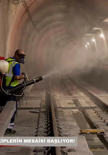 Metro seferleri bitiyor, ekiplerin mesaisi başlıyor! İzmir'de gece operasyonu