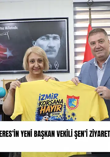 Taksiciler, Menderes'in yeni başkan vekili Şen'i ziyaret etti