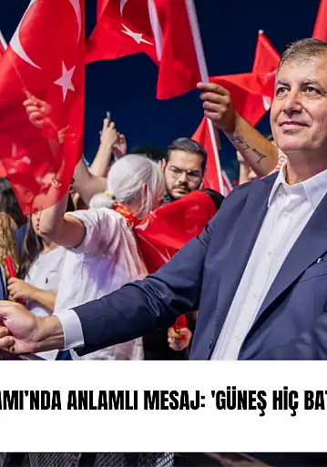Tugay'dan Zafer Bayramı'nda anlamlı mesaj: 'Güneş hiç batmayacak'