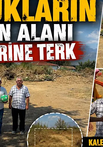 Yolüstü'nde çocukların oyun alanı kaderine terk