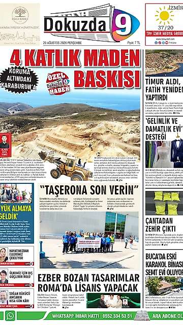 E-Gazete - Tarih: 20 Ağustos 2026
