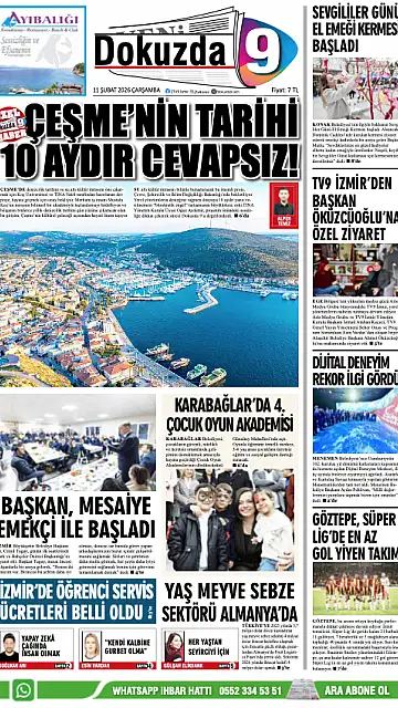 E-Gazete - Tarih: 11 Şubat 2026