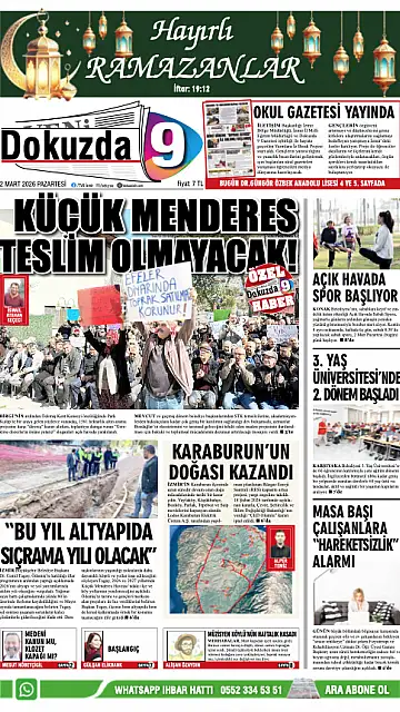 E-Gazete - Tarih: 02 Mart 2026