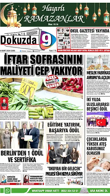 E-Gazete - Tarih: 06 Mart 2026