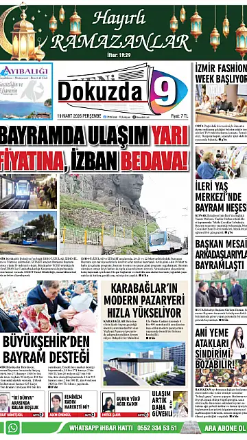 E-Gazete - Tarih: 19 Mart 2026