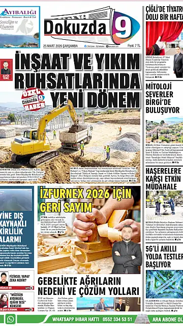 E-Gazete - Tarih: 25 Mart 2026