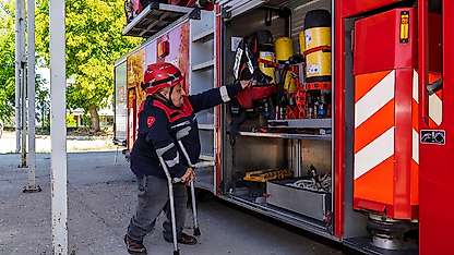 110 Yaşar'ın 24 yıllık itfaiyecilik öyküsü