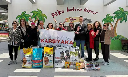 Karşıyaka Sanat Derneği'nden can dostlara yardım