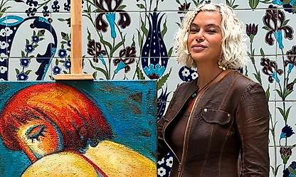 Pınar Karaman'ın 'Arayış' sergisi Kültür Yolu Festivali kapsamında İzmir'de