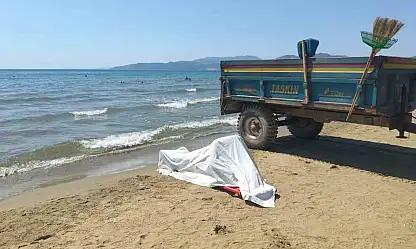 Selçuk Pamucak Sahili'nde şüpheli ceset bulundu